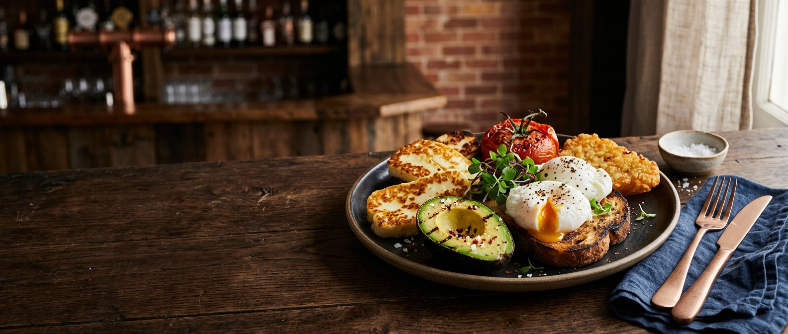 Fresh brunch plate at SQ